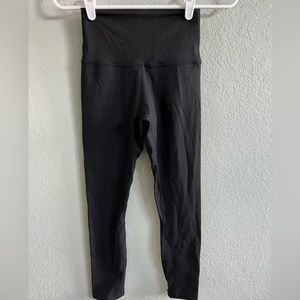 ZYIA Brilliant Black 7/8 leggings, size 2